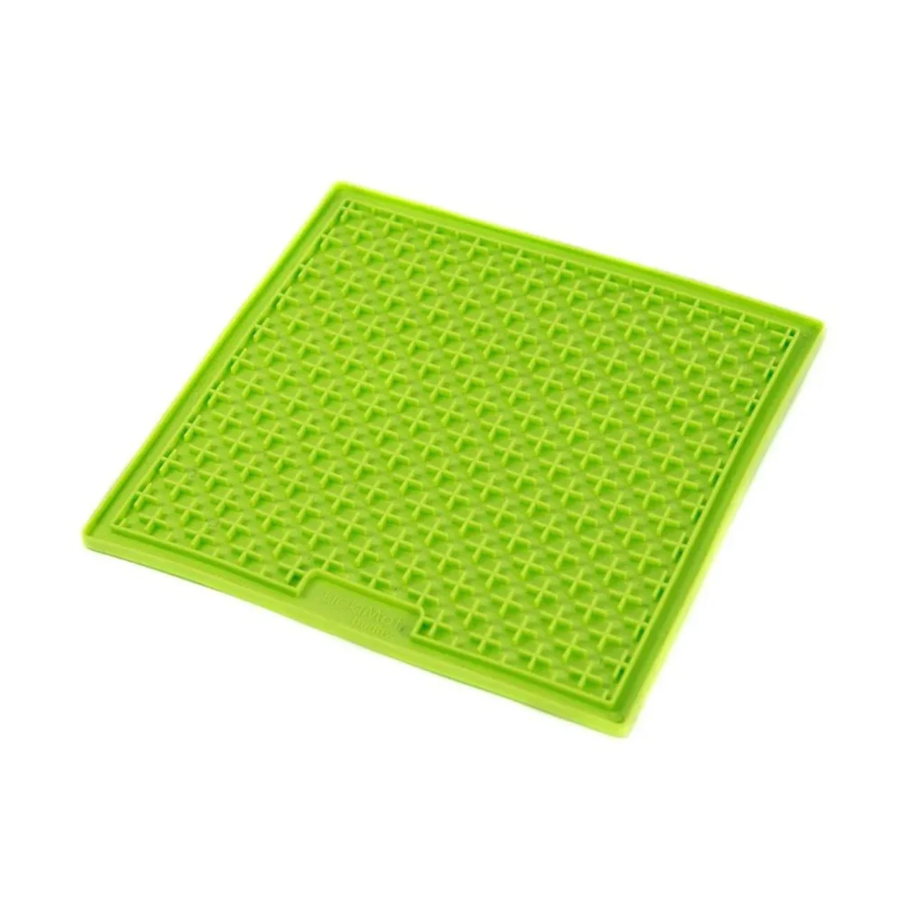 LickiMat Slikkemåtte 28 x 28 cm Grøn - aktiveringsmåtte til hunde